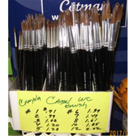 CRAYOLA Camel Hair Round Brushes, Size 2 1121-2